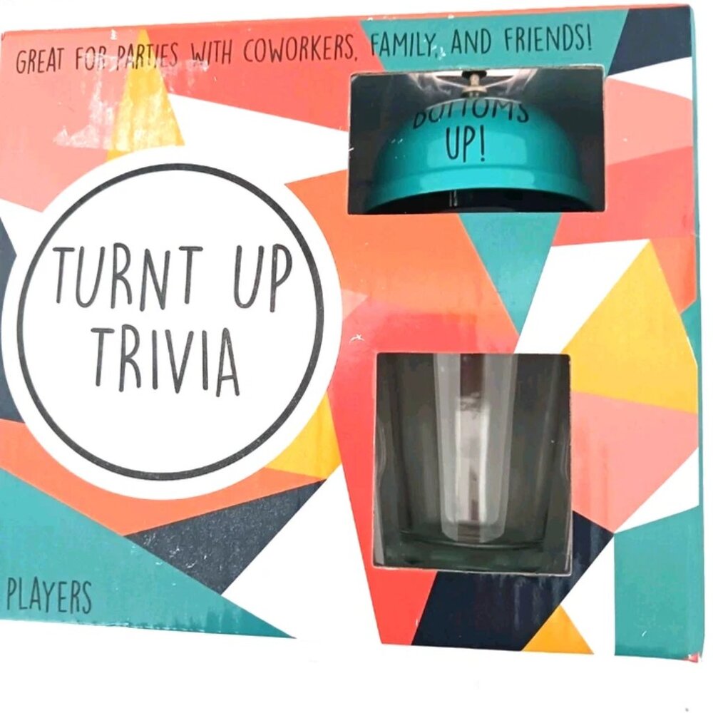 Share Turnt Up Trivia Card Games for Adults - Call Bell Card Game-New